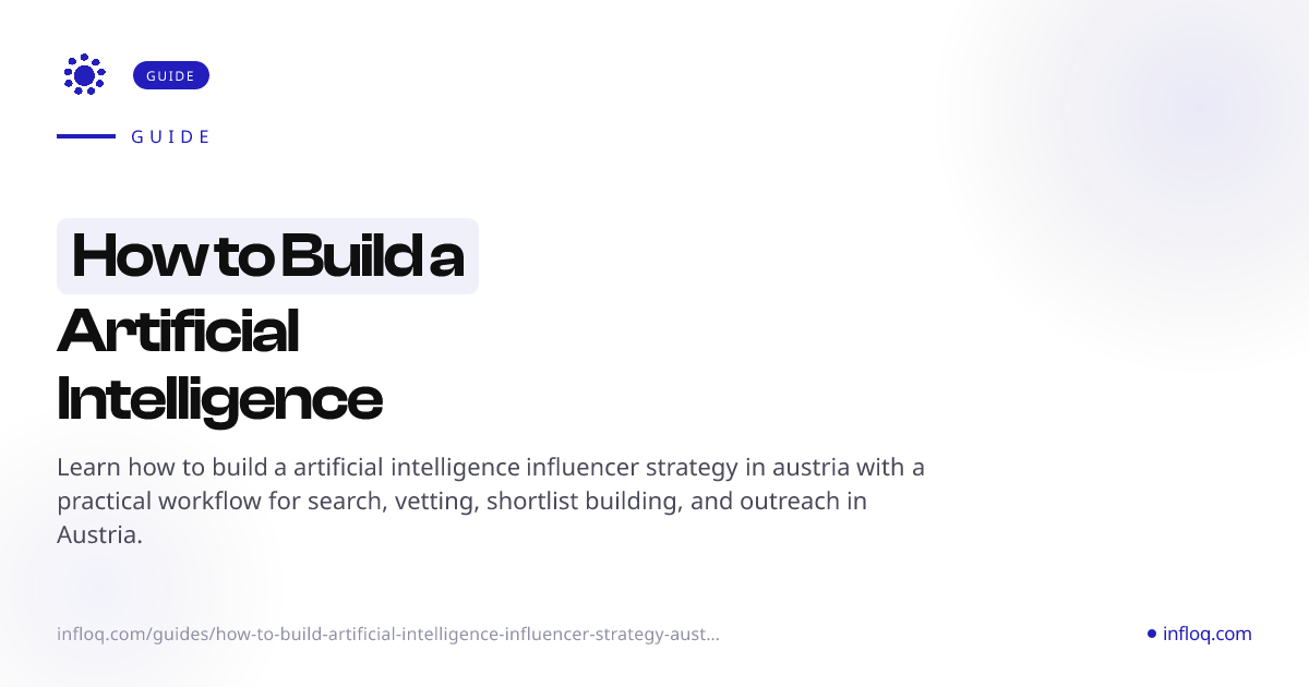 How to Build a Artificial Intelligence Influencer Strateg...