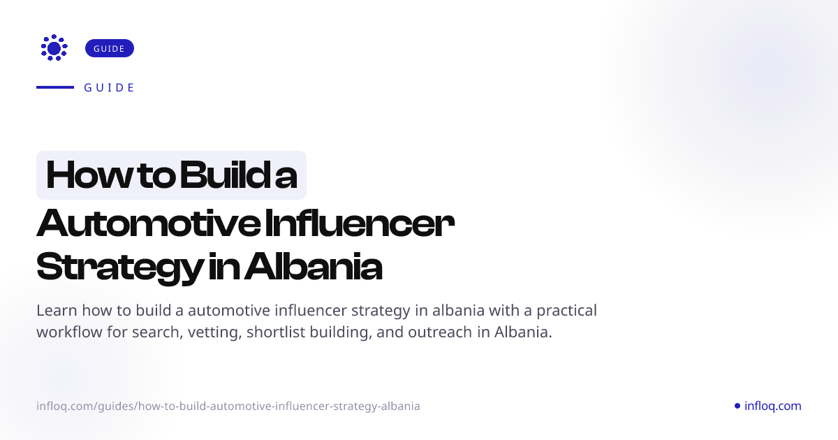 How to Build a Automotive Influencer Strategy in Albania ...