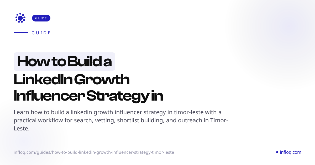 How to Build a LinkedIn Growth Influencer Strategy in Tim...