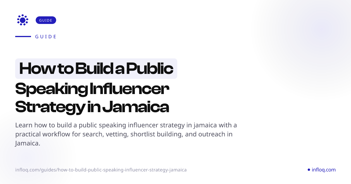 How to Build a Public Speaking Influencer Strategy in Jam...