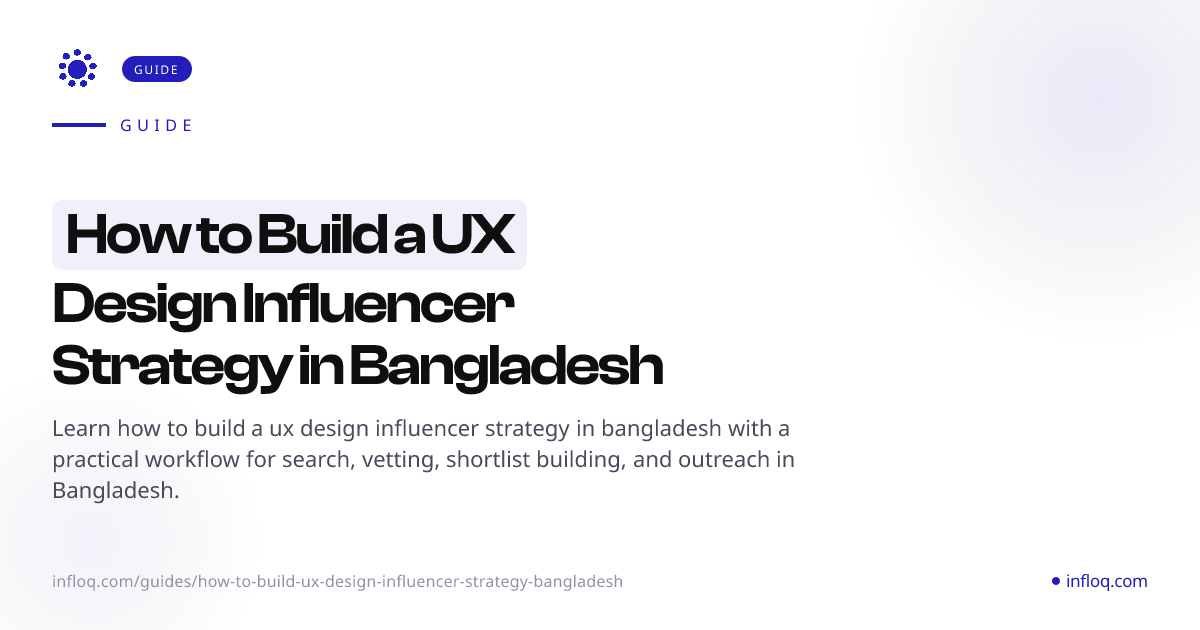 How to Build a UX Design Influencer Strategy in Banglades...
