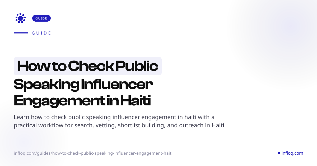 How to Check Public Speaking Influencer Engagement in Hai...