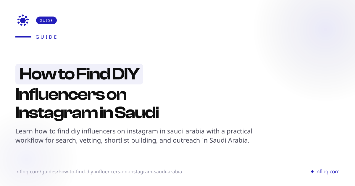 How to Find DIY Influencers on Instagram in Saudi Arabia ...