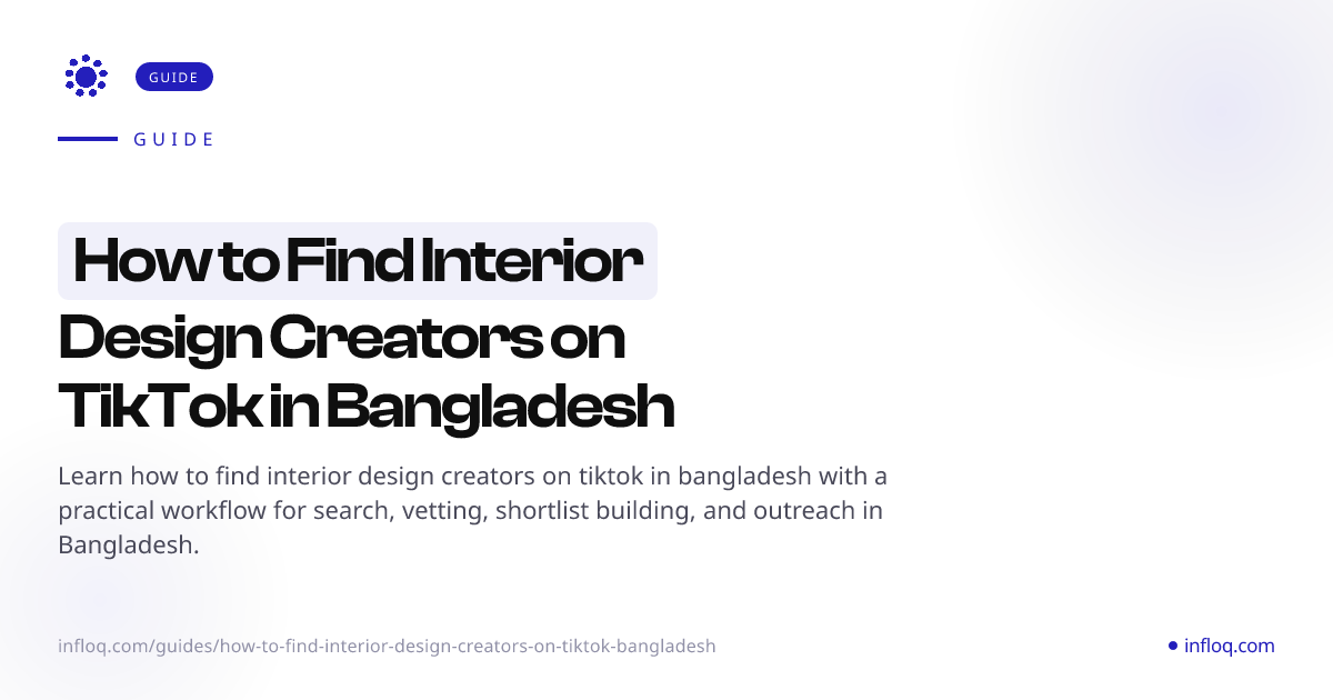 How to Find Interior Design Creators on TikTok in Banglad...