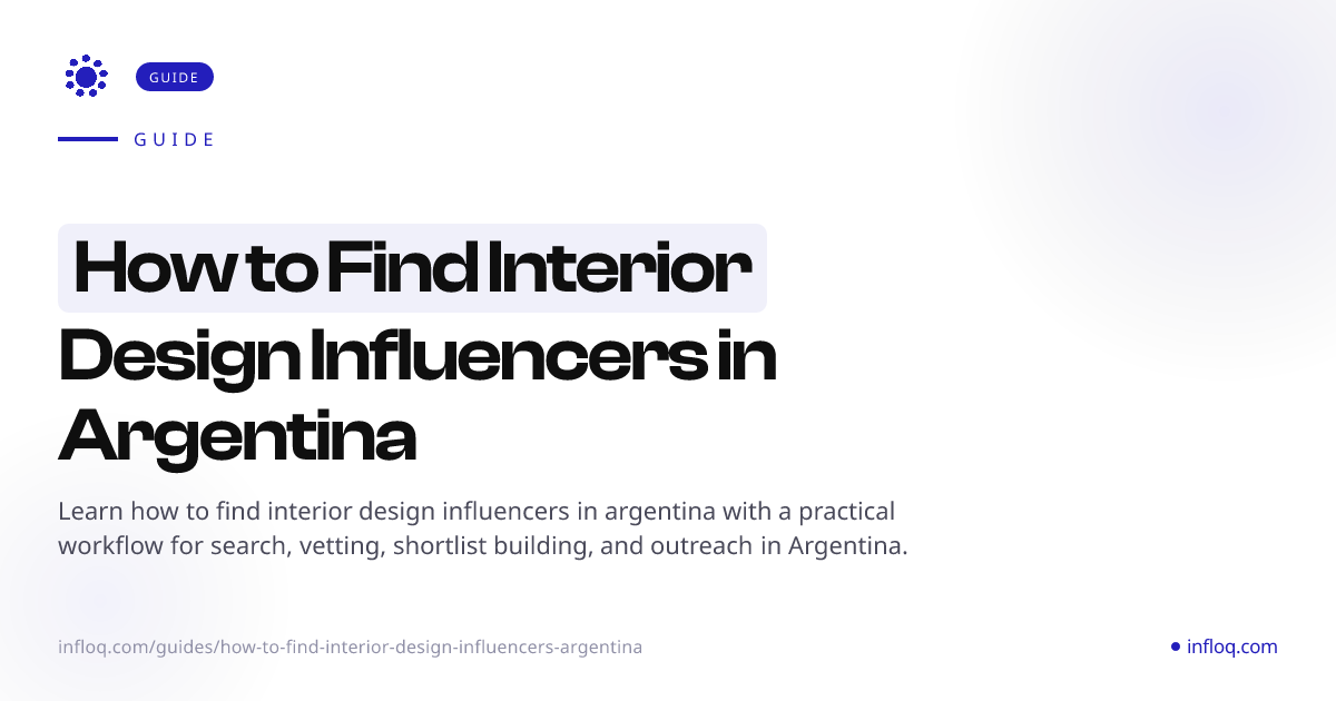 How to Find Interior Design Influencers in Argentina | In...