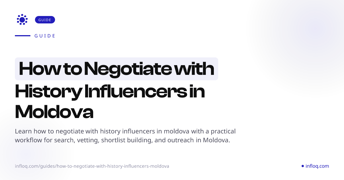 How to Negotiate with History Influencers in Moldova | In...