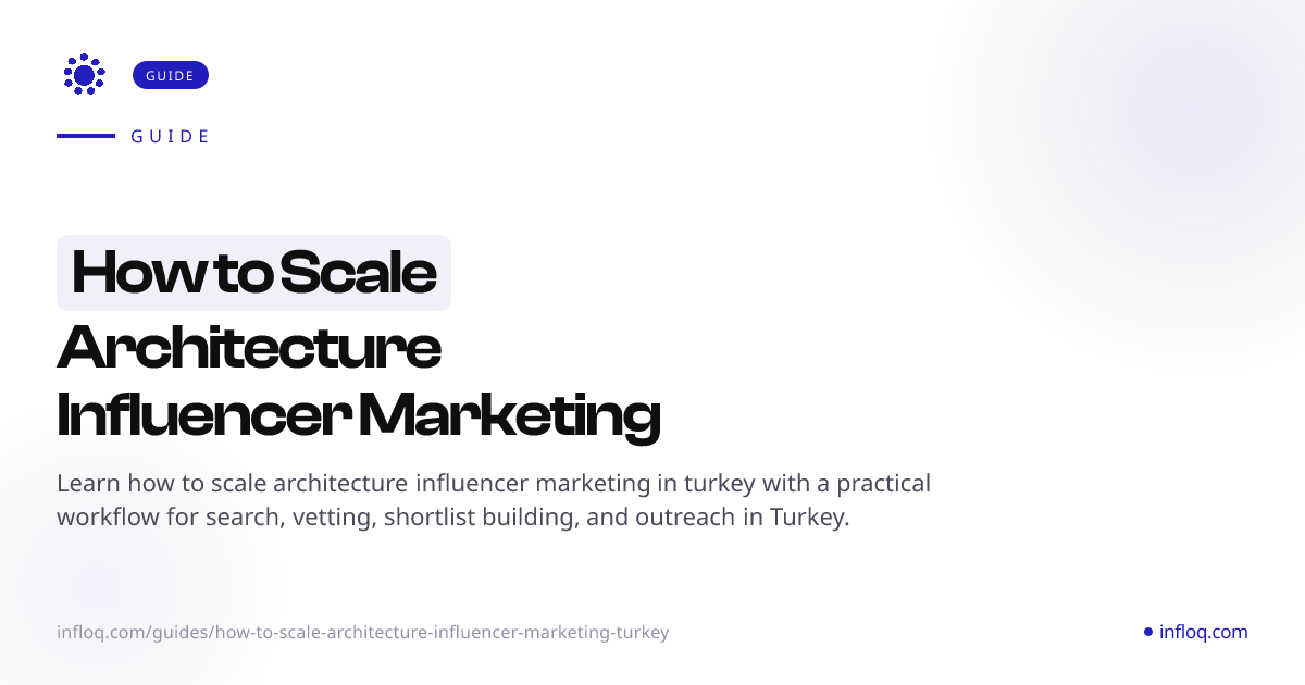 How to Scale Architecture Influencer Marketing in Turkey ...
